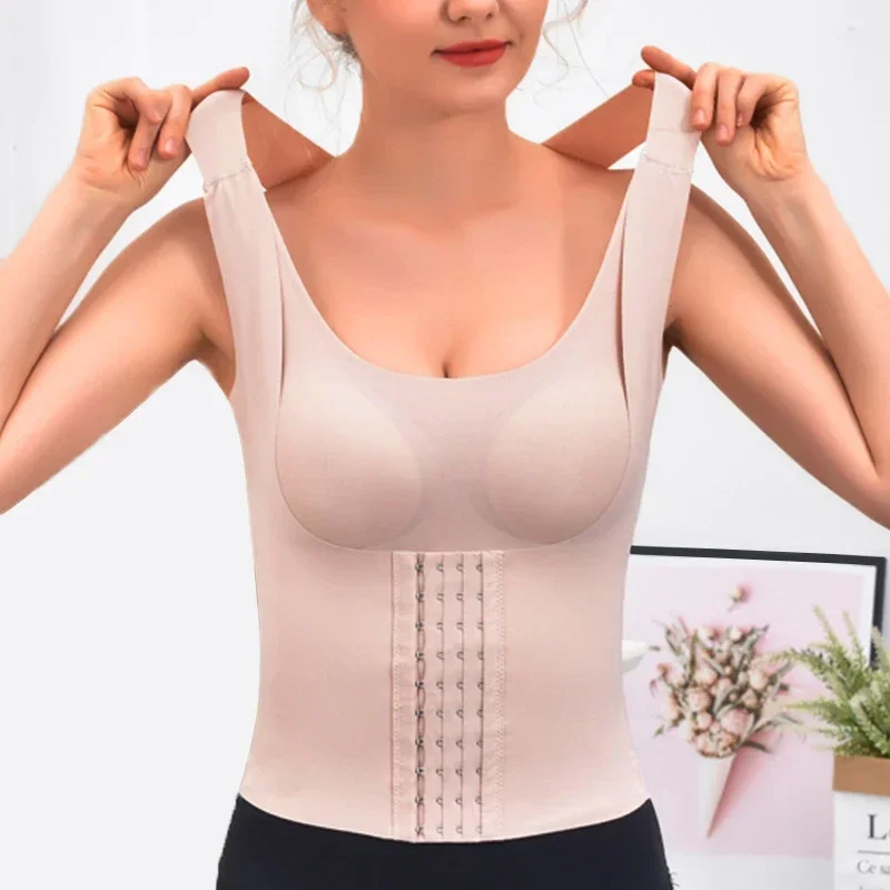 3-in-1 Waist Buttoned Bra Shapewear for Women Waist Shaper Women\'s Shapewears Snatch Bra - 3-in-1 Waist Trainer Bras Daily