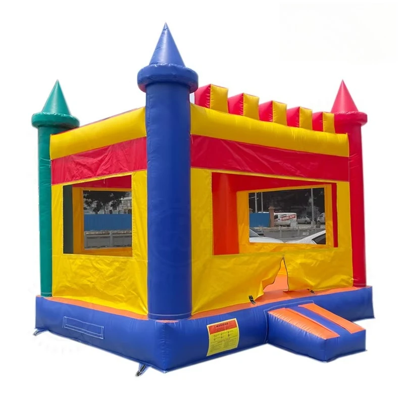 Commercial Customized Outdoor or Indoor PVC Inflatable Bouncy Castle 15x15 Bounce House for Sale