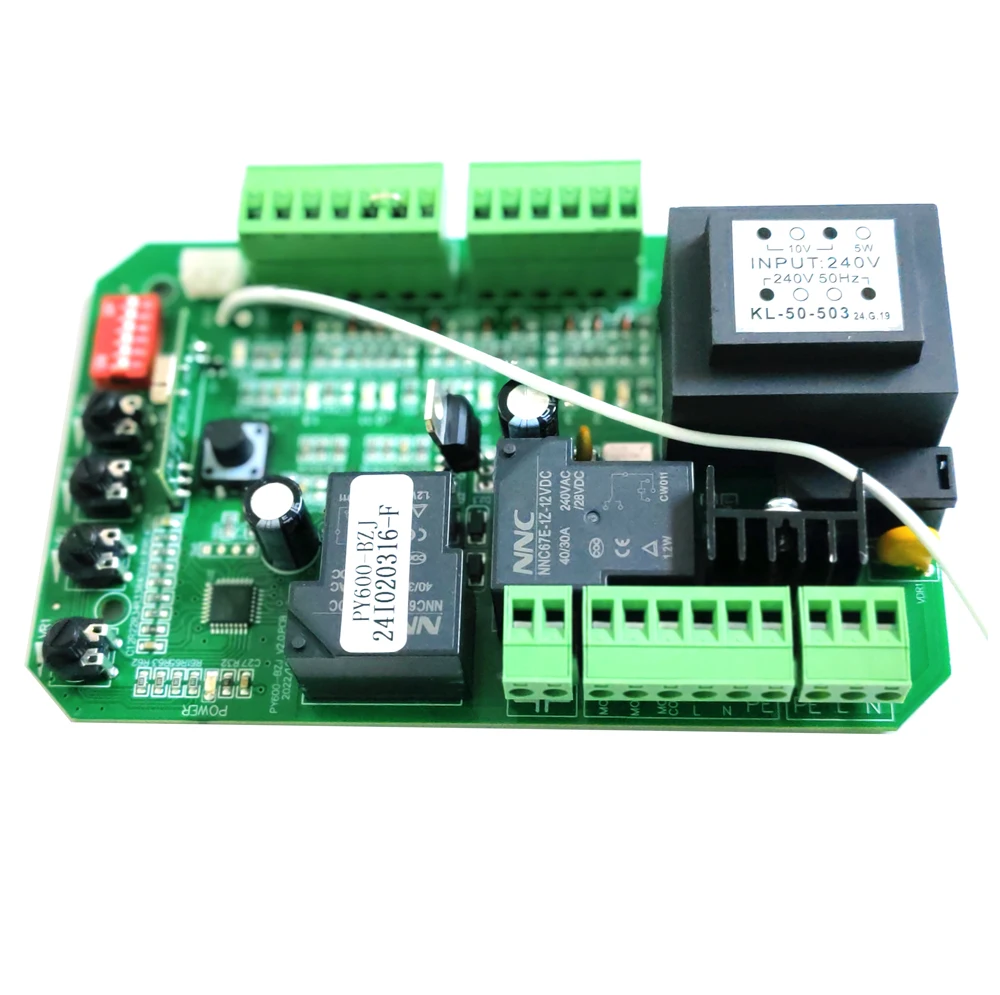 슬라이딩 게이트 오프너 PCB 회로 기판 컨트롤러 카드 플레이트, PY600 SL600 Placa Para Puertas Correderas Placa de Control