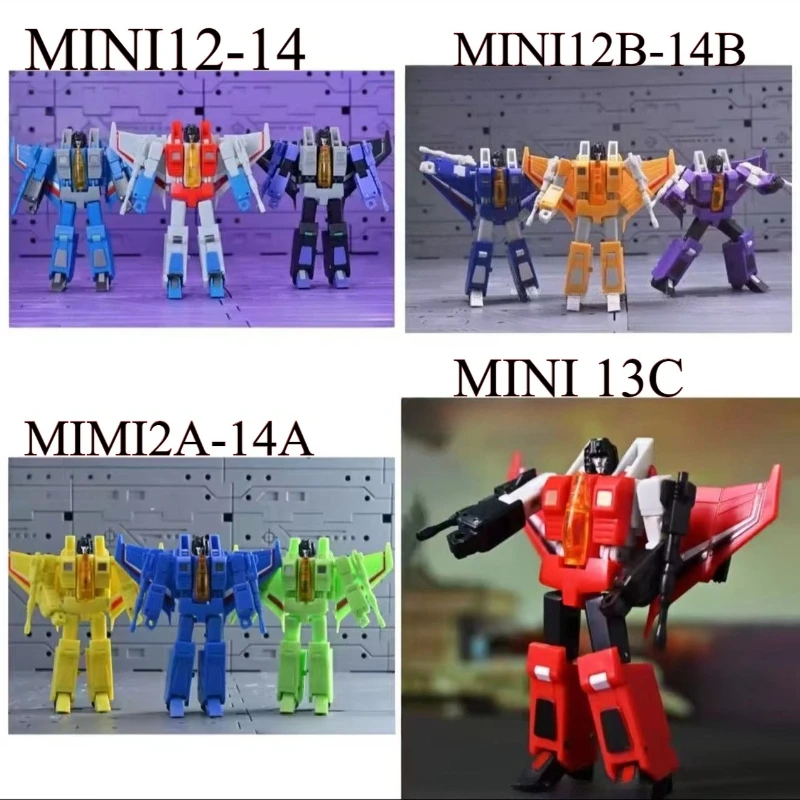 

[IN STOCK] Transformation Toys Mini12 Mini13 13C Mini14 Mini12A-14A Mini12B-14B Flying Squad Small Scale 3-piece Mini Figure Set