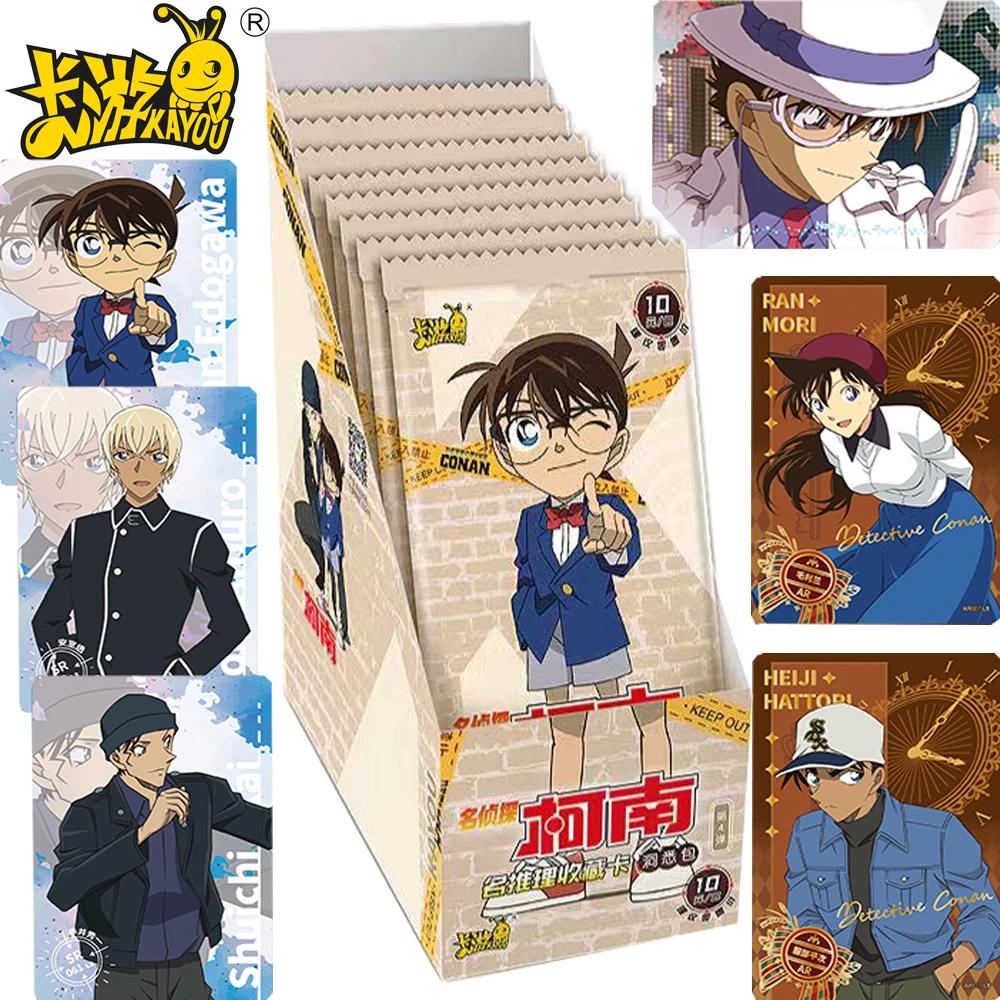 

Оригинальные коллекционные карты KAYOU Detective Conan Akai Shūichi Amuro Tōru Q Edition, ретро-карты с изображением персонажей, игрушка в подарок