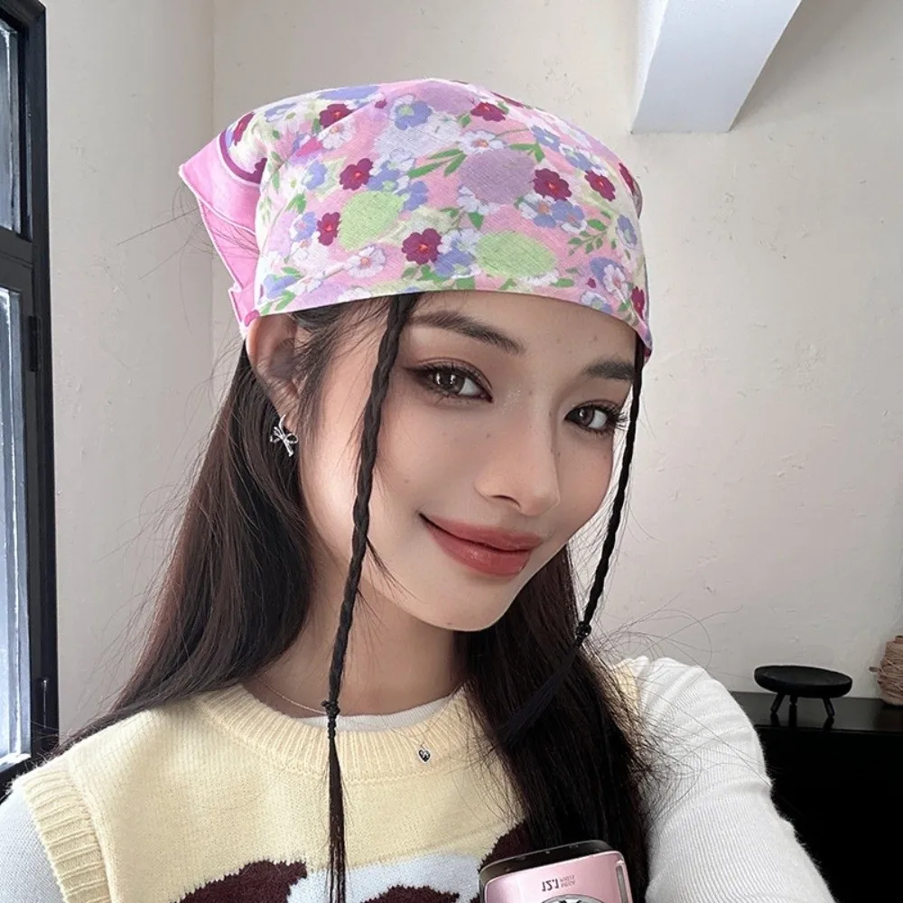 

Модный шарф для волос 58x58 см, мягкий универсальный шелковый шарф, дышащий винтажный квадратный шарф