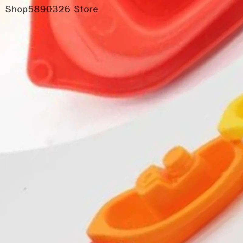 5 шт. детские игрушки для ванной радужных цветов, штабелируемые лодки для раннего образования