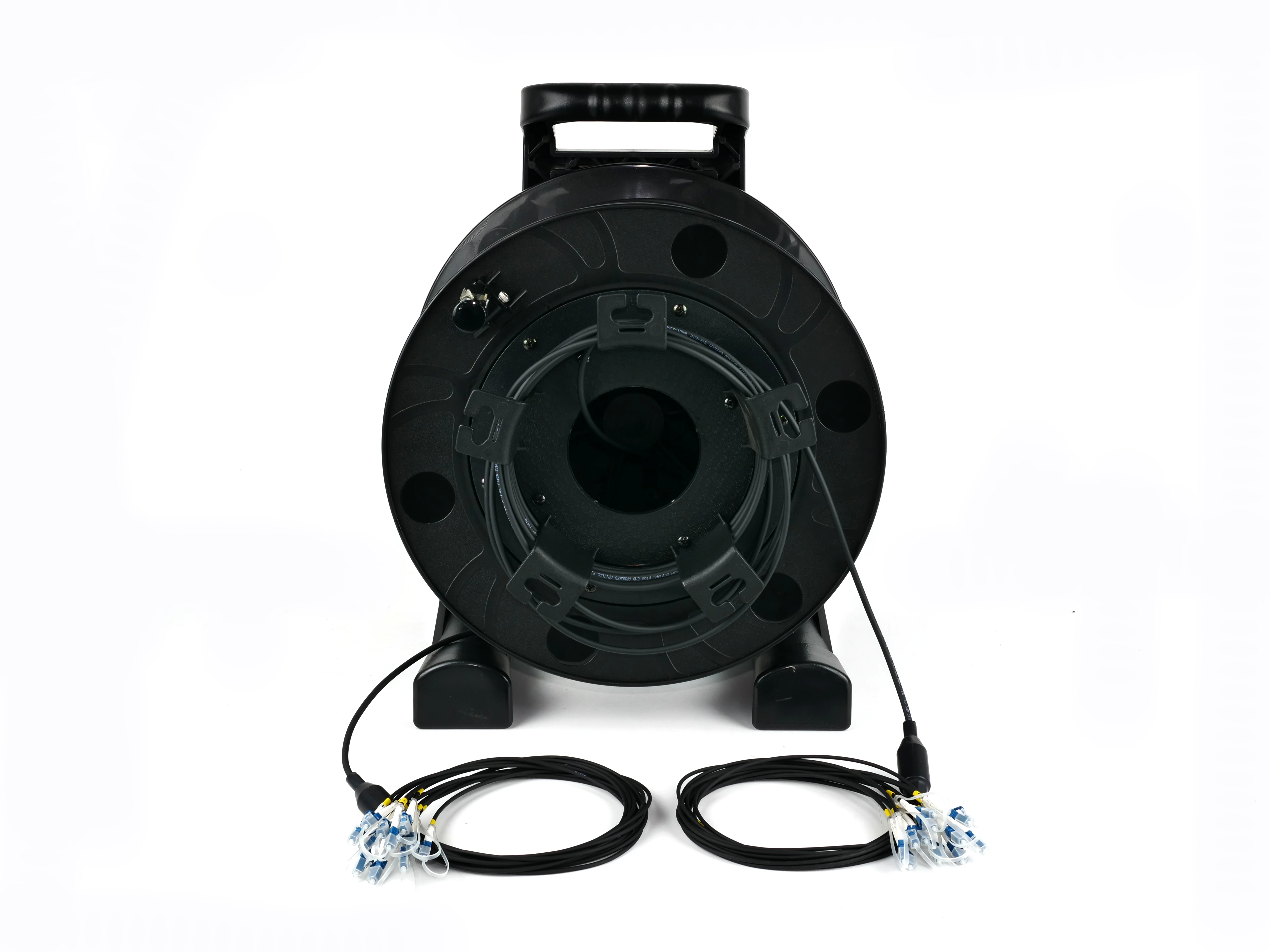 8-Core Indoor Performance Armored Single-Mode Fiber Optic Cable Reel-Flame Retardant Rodent-Proof Customizable Connectors for