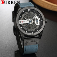 Relogio Masculino CURREN Watch Men Waterproof Calendar Sport Military Male Clock Top Brand Luxury 3D Dial Man Wristwatch 8301