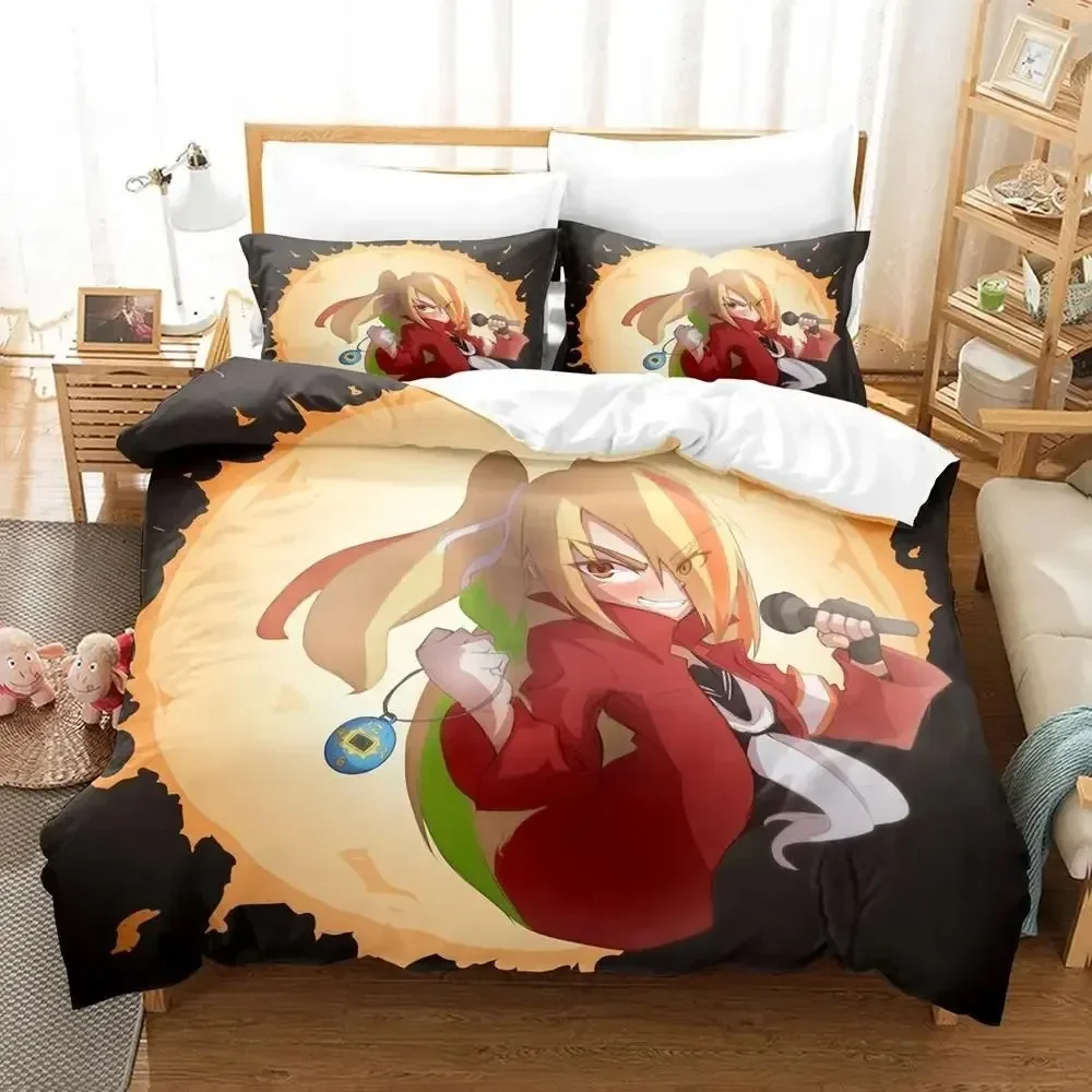 Zombie Land Saga Comfortable Duvet Quilt Cover Pillowcase Bedding Set Children Bedroom Decoration Home Textile