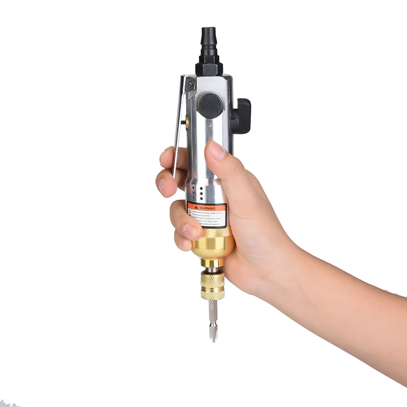 

1/4" Pneumatic Air Screwdriver Straight Hand Industrial 8000-10500rpm Reversible Screw Driver Industrial Air Screwdriver