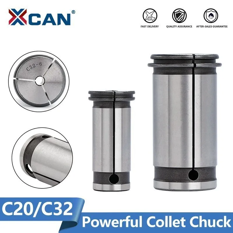 Xcan Collet Chuck C20 C32 10 12 14 15 16 20 25 26 Collet Straight Collet para Centros de Fresagem de Perfuração