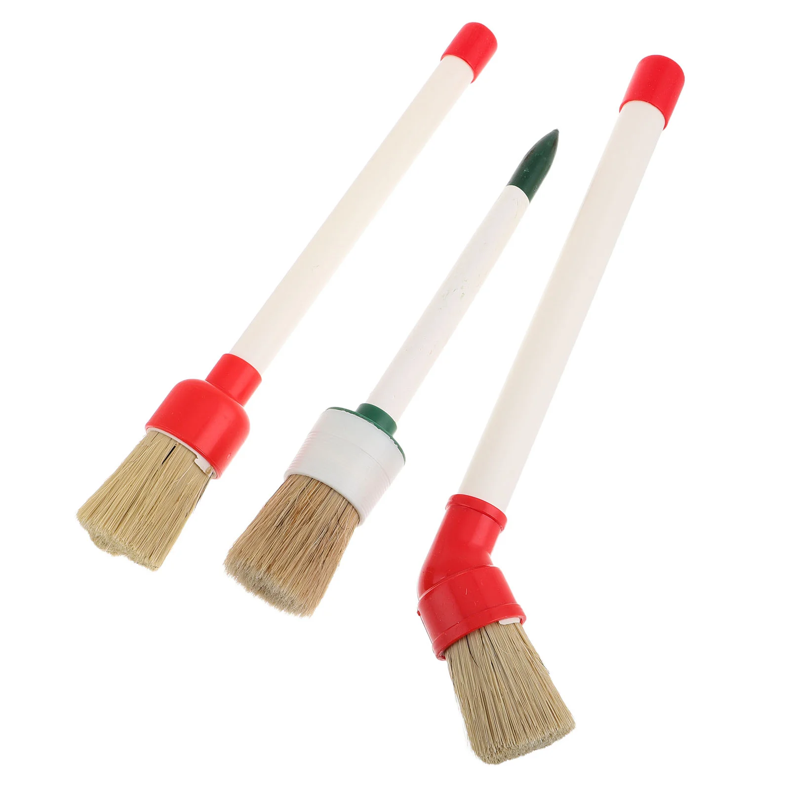 3 Pcs Large Size Tire Lubricant Brush Tires Plastic Rim Brushes for Cleaning Wheels