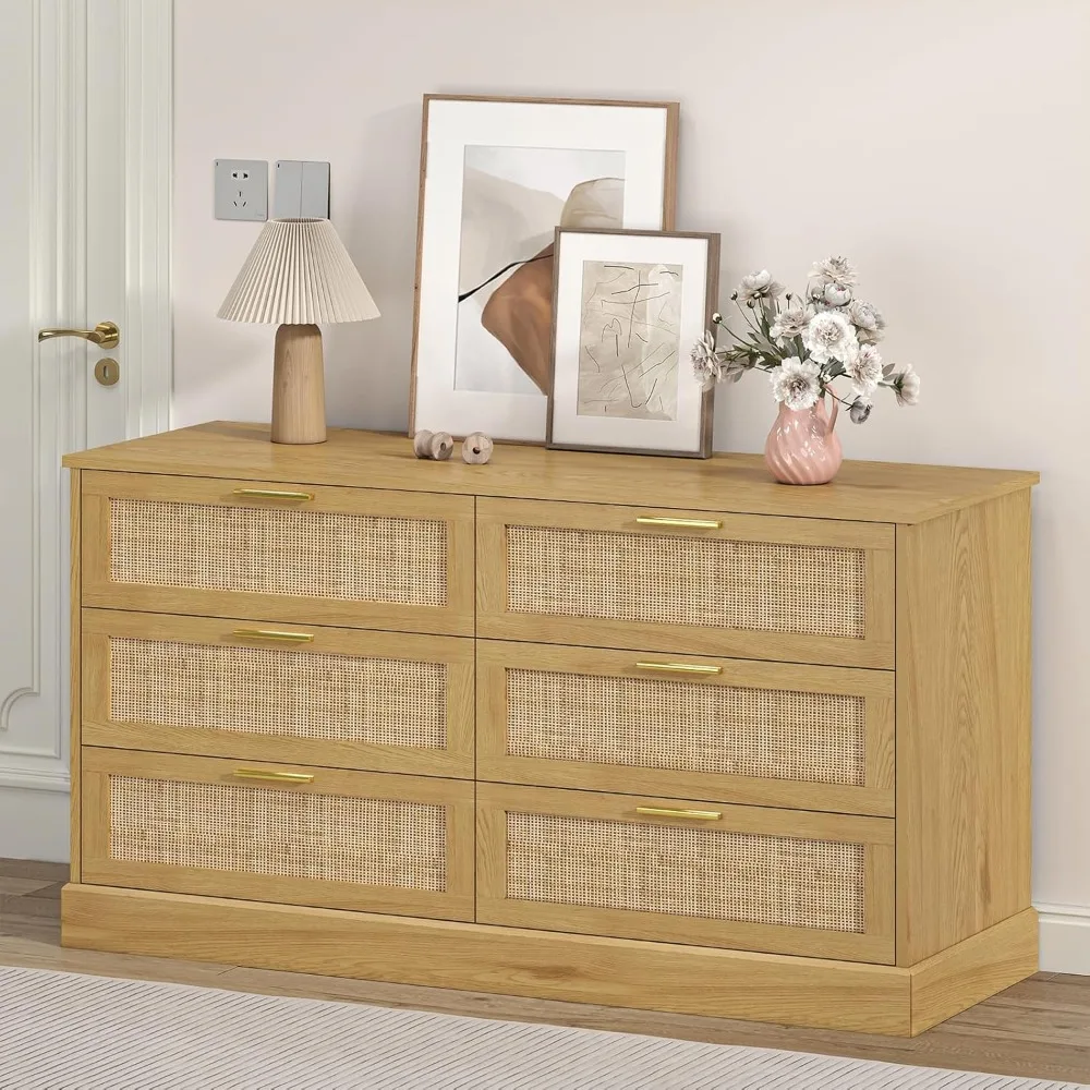 Rattan 6 Drawer Tv … - image