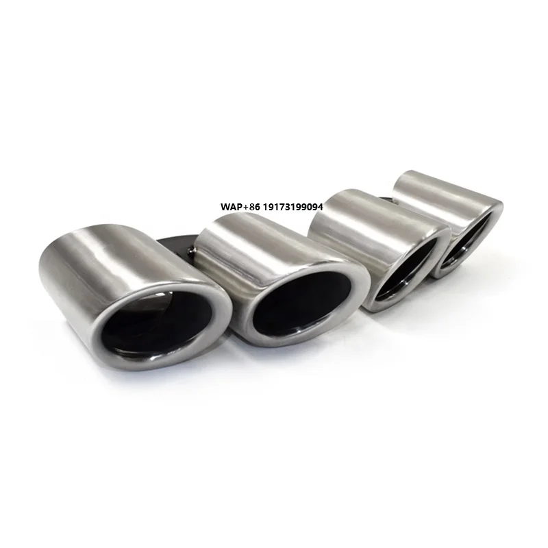 

Car Exhaust Muffler for porsche-panamera 970 upgrade Gts Stainless Steel Upgrade Exhaust Tips Performance Quad Muffler Tip