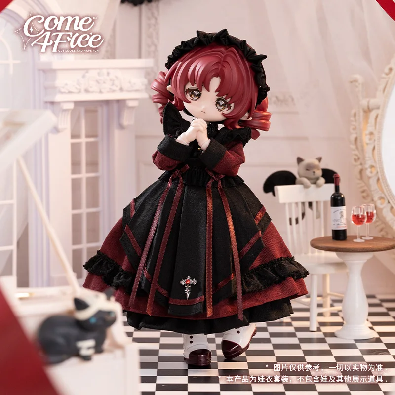 

Come4free Doll Accessories 1/12 Bjd Clothing Dress Set Diy Joint Movable Doll Clothing Ob11 Ornament Girl Gift Decoration Toys