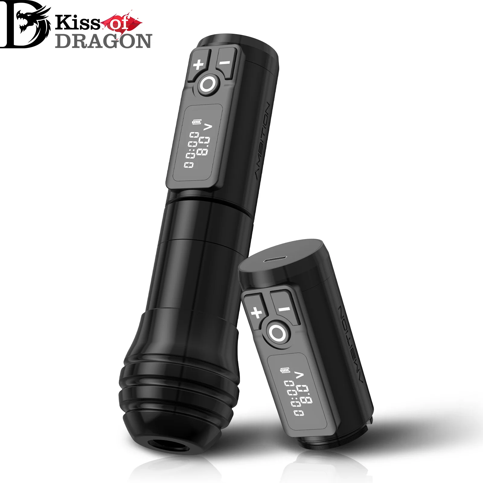 

Kiss of Dragon Professional Wireless Tattoo Machine Pen Stroke 4.0 mm LED Display 2400mAh Capacity Battery For Tattoo Artists