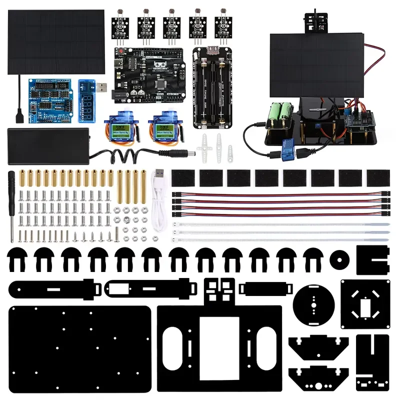 Link Solar Tracking Kit Dual Axis DIY Educational Toy Solar Tracker System