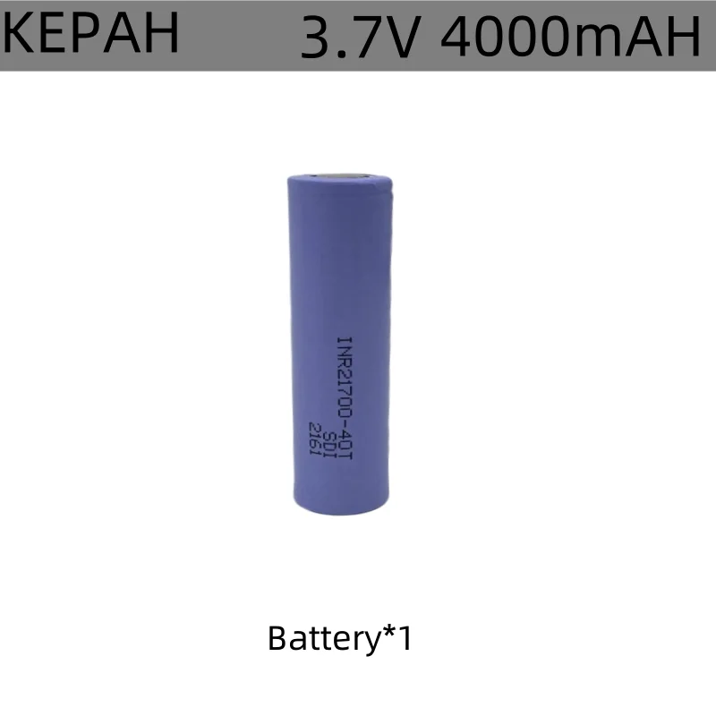 INR21700-40T Battery Rechargeable Battery 3.7V 4000mAh 50A Power Li-ion High Discharge Batteries for Electrical Toolsr