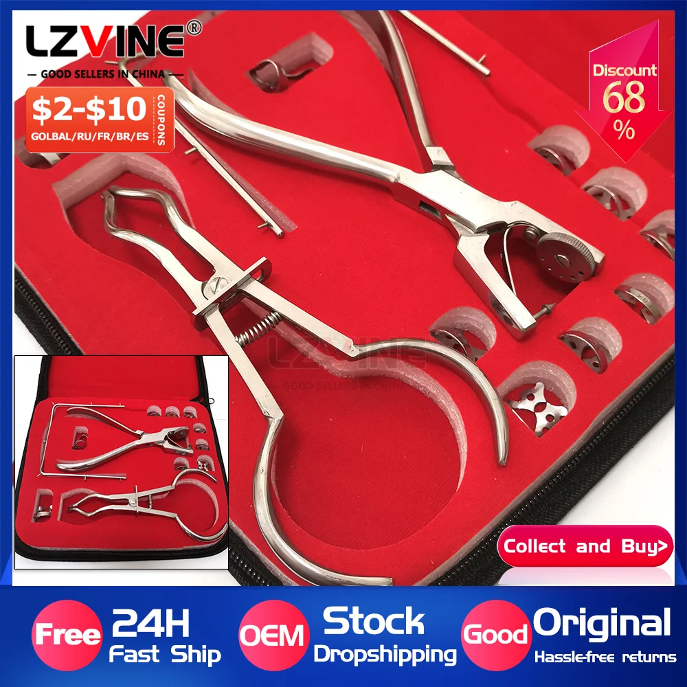 

Dental Dam Perforator Rubber Hole Puncher Set Teeth Care Pliers Orthodontic Tools Dentist Clinic 1 Kit Dentistry Products Metal