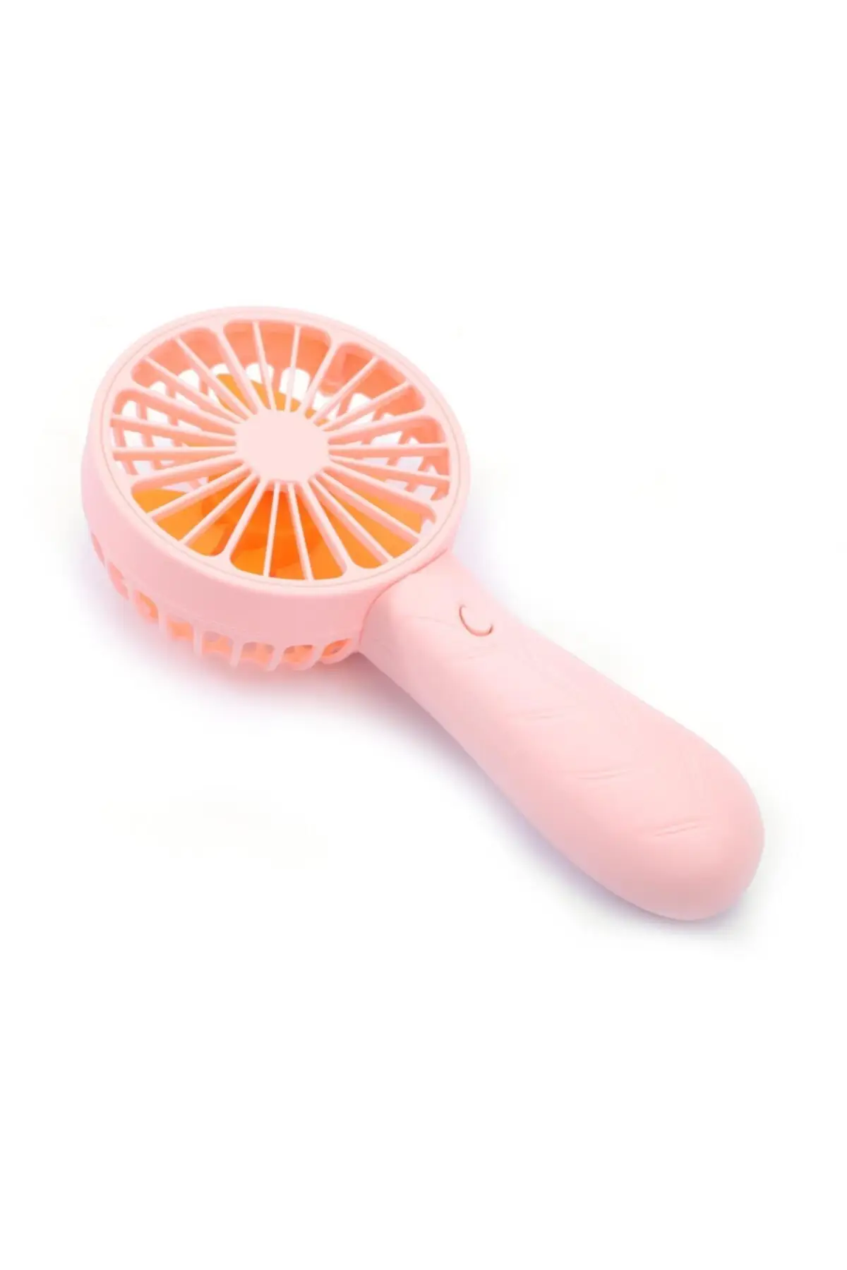 Pink color hand fan-rechargeable fan-6 propeller fan with Micro Usb input