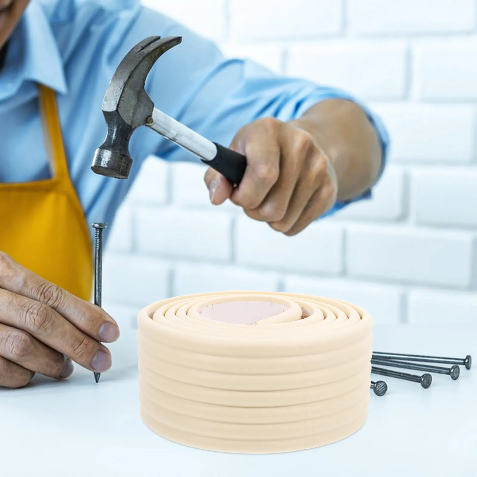 

1 Roll Anti Collision Strip for Bunk Bed Stairs Loft Ladder Padding Safety Bumper Furniture Edge Protector Child Proofing Step