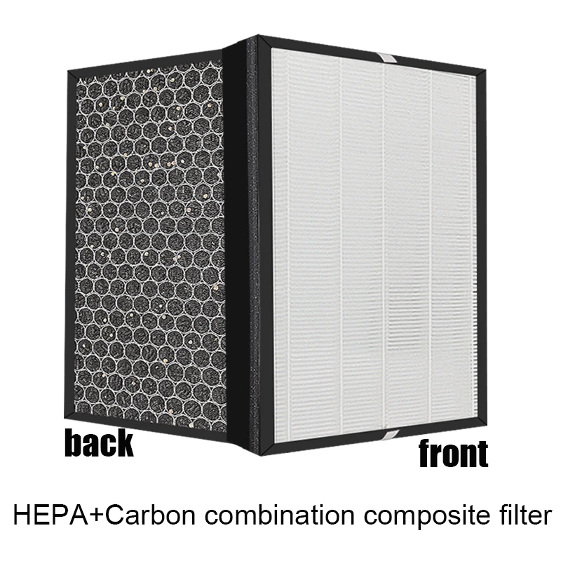 Custom Made Combine Filter for AIC XJ-4000 HEPA and Activated Carbon Composite Filter Air Purifier Parts 350*350*37mm