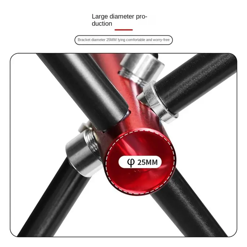 كرسي قمر محمول قابل للطي للاستخدام الخارجي من ABJV، مقعد للقدم للمشي لمسافات طويلة والنزهات وصيد الأسماك، أسود