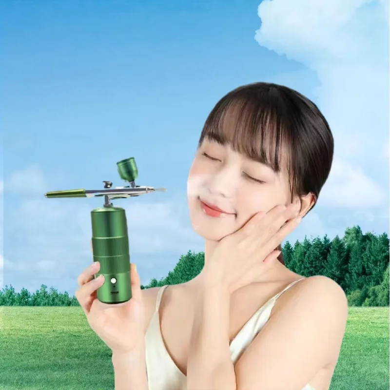 Oxygen Injection Instrument Facial HighPressure Nebulizer Device Handheld Hydration Gun for Skin Rejuvenation Portable nebulizer