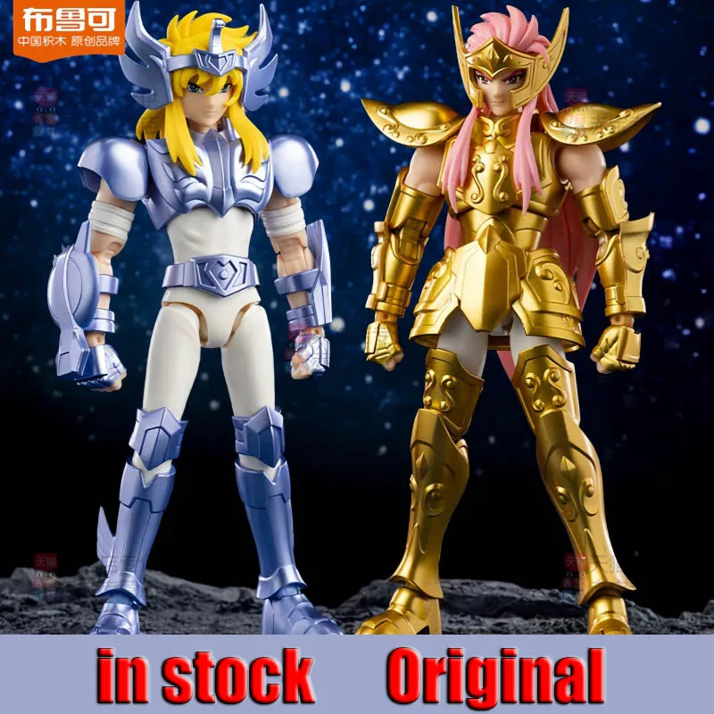 

Original Blokees Saint Seiya Action Figure Camus Hyoga Champion Class Assembly Model Kit Model Collection Doll Toy Gift