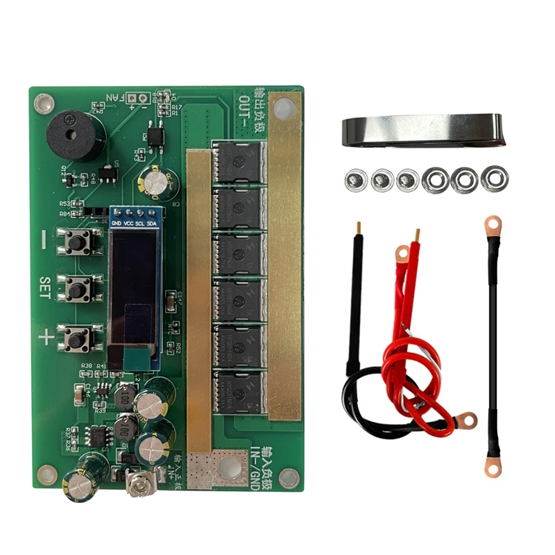 1 Set 12V Spot PCB Circuit Board Digital Display Spot Welder Control Board Set Intelligent For Lithium Battery 18650