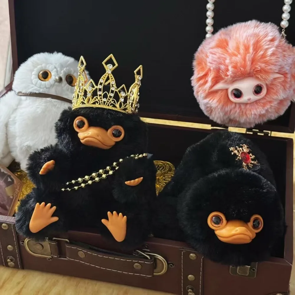 متوفر في المخزون دمى قطيفة أصلية من سلسلة MINISO Harry Potter Fantasy Beasts