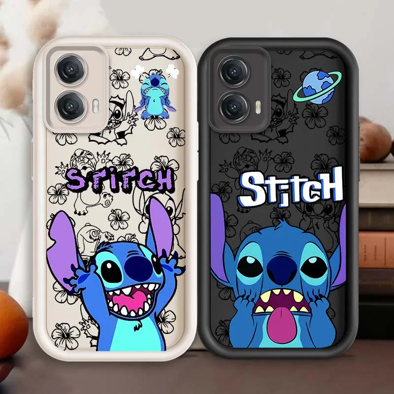 

Disney Cartoon Stitch For Motorola G85 Edge 50 60 G54 G35 E14 G04 G34 G Stylus G54 G13 G32 G14 5G Eye Ladder