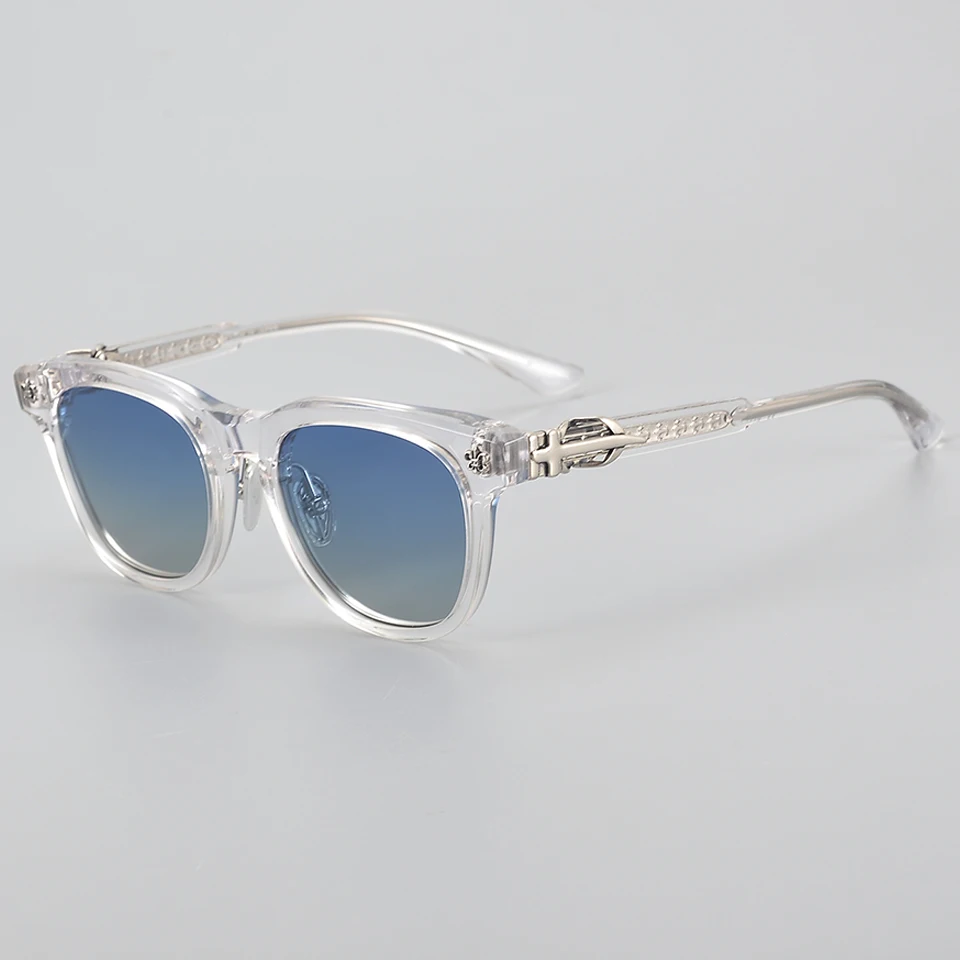 2025 جديد خلات فاخر الرجال والنساء مربع نظارات الموضة UV400 العلامة التجارية تصميم عالية الجودة في الهواء الطلق عطلة نظارات شمسية #6