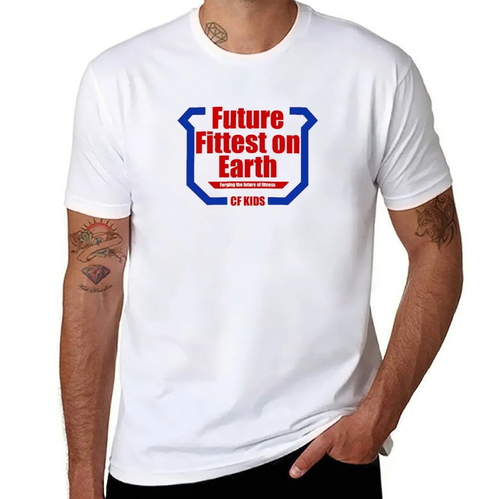 

Future Fittest on Earth T-Shirt t shirt for man t shirts for man pack white T-Shirt
