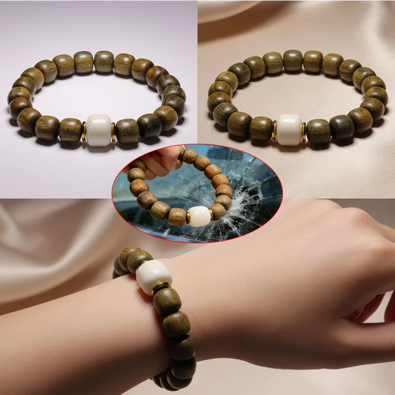 Outdoor Portable EDC Retro Chinese Style Bracelet Car Emergency Window Breaking Tool