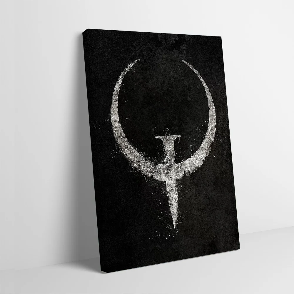 Silver Logo Printing Poster Custom Pictures Wall Art Canvas Painting Gift for Room Decoration Interior Accessories Wand Deko