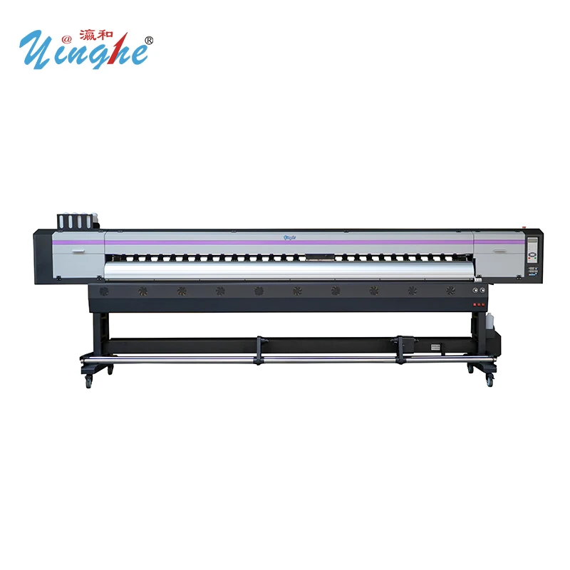 Energy Efficient Low Consumption 3.2m Large Format Printer For Retail Shop Sign Decal And Wedding Ceremony Backdrop Making