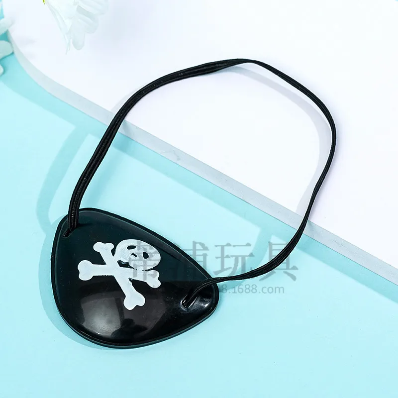 Halloween Pirate One Eye Cosplay Prop Ball Performance Supplies Pirate Eye Mask Anime Accessories for Party Special Use Supplies