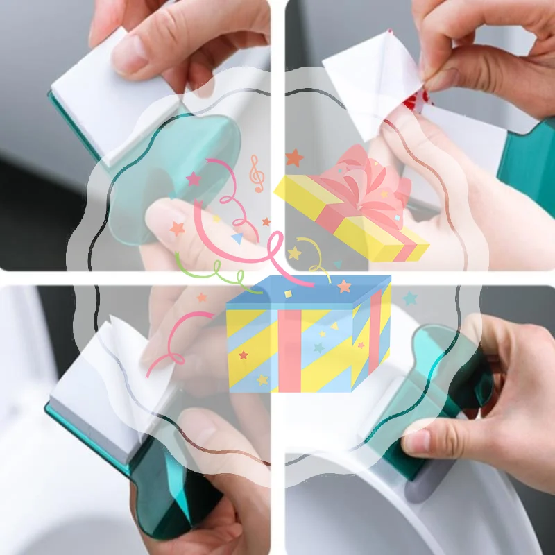 Portable Nordic Transparent Toilet Seat Lifter Toilet Lifting Device Avoid Touching Toilet Lid Handle WC Accessories