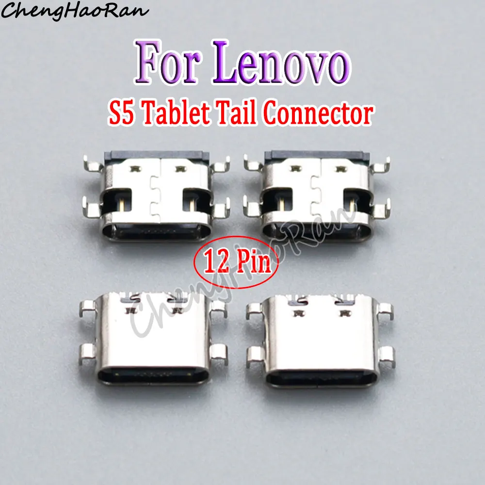 5 Pcs Type-C USB Female Charging Socket For Lenovo S5 Tablet Tail Plug 12Pin Type-C USB Power Charging Plug Interface Connector