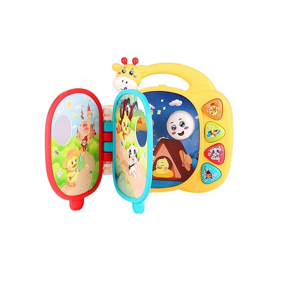 

Montessori Nursery Book Flipped E-book Early Educational Musical Learning Toys Intellectual Multifunction