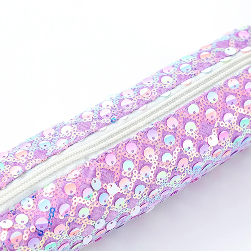 Colorful Sequins Pencil Cases For Girls Kawaii Stationery Pencil Pouch Estuche Trousse School Supplies Pencilcase Pen Case