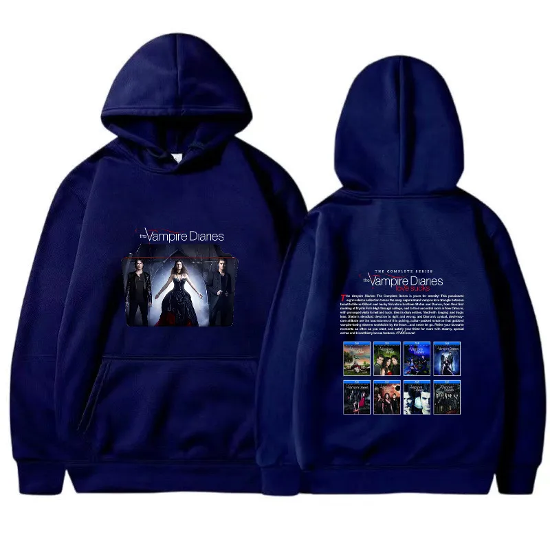 

2024 Vampire Diaries Fashion Street Wear Y2k Hoodie Harajuku Casual Hoodie Fleece Sweatshirt Long Sleeve Printed Hoodie top
