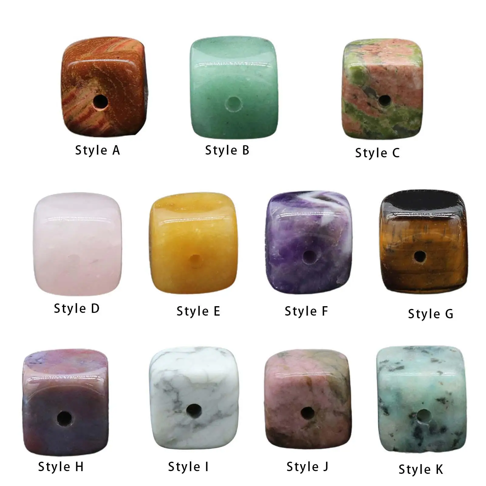 Crystal Incense Holder Craft Ash Catcher Agate Stone Incense Holder Square for Yoga Meditation Office Counters Home Utilities