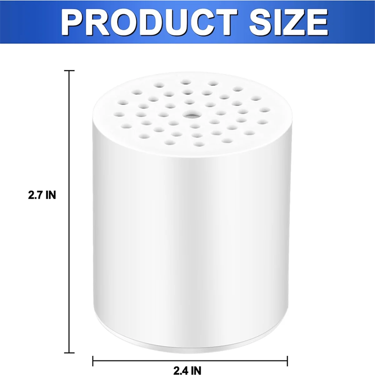 AA25 4PCS 20 Stage Shower Filter Replacement Shower Filter Elements with Vitamin C Shower Head Replacement Filter