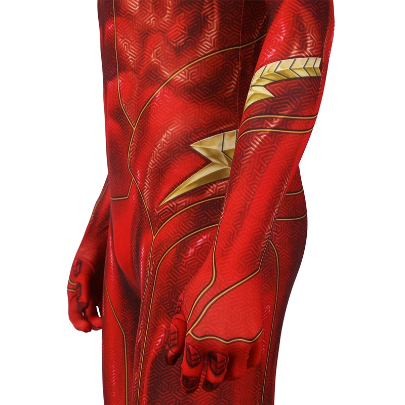 Costumes de Cosplay ZenSauerra Allen pour Homme, Combinaisons Zentai en IQUE dex avec Masque en Latex, Collants, Costumes de Batterie, Masques d'Halloween