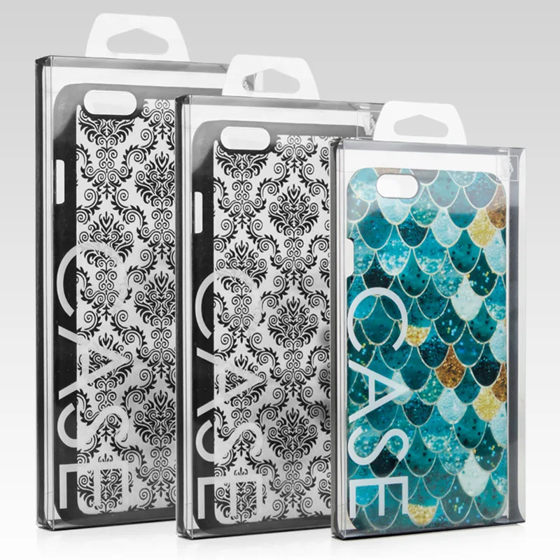 300pcs Bulk Universal PVC Plastic Phone Case Packaging Box for iPhone 16 17 Pro Max Blister Packing Mobile Phone Accessories A11