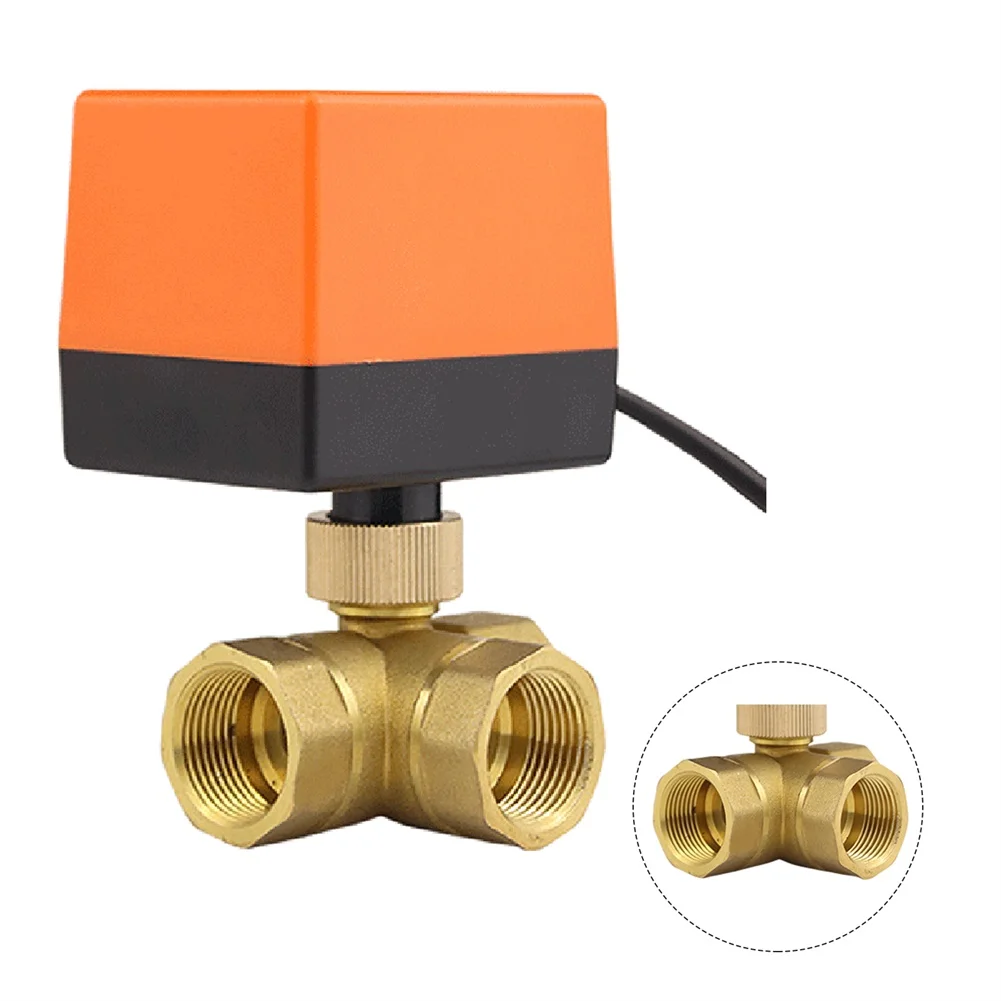 Aplicable en varios sistemas Válvula solenoide de 3 vías negra y naranja Sistema de válvula de control Hvac Operación eficiente