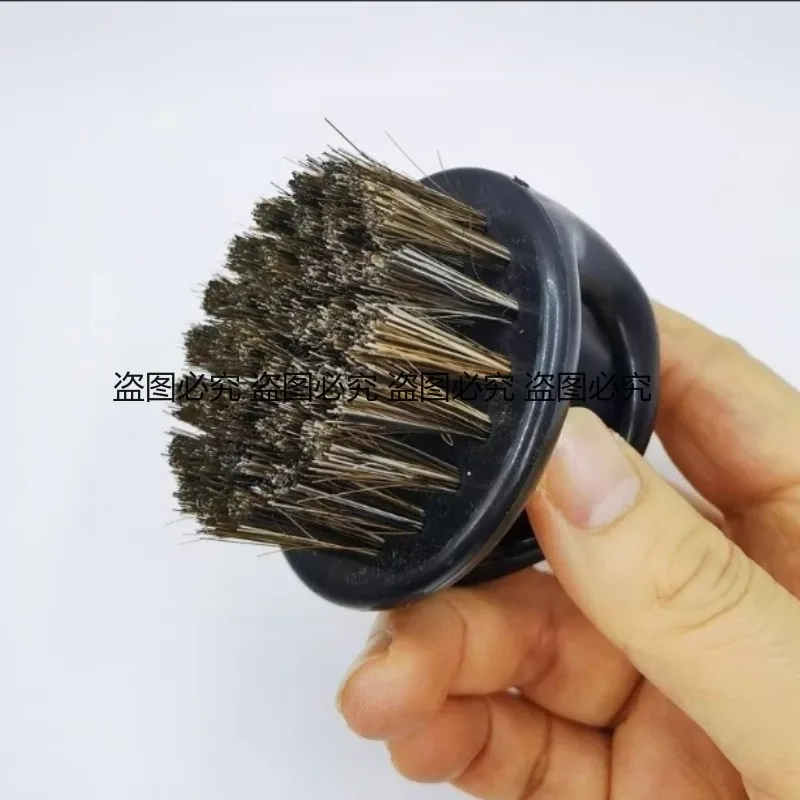 

Round Beech Wood Boar Bristle Beard Brush Men Facial Hair Grooming Brush for Beard Styling & Hair Cleaning
