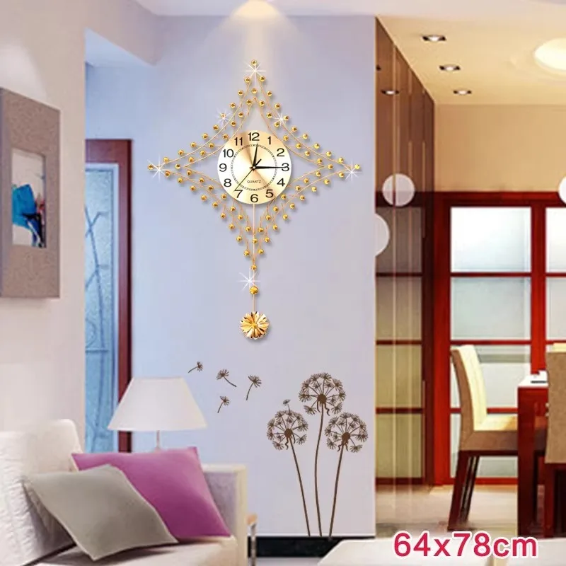 

Modern Wall Clock Creative Clock Bedroom Living Room Corridor Silent Clock Decoration تحف كبيره للمنزل Reloj Digital De Pared