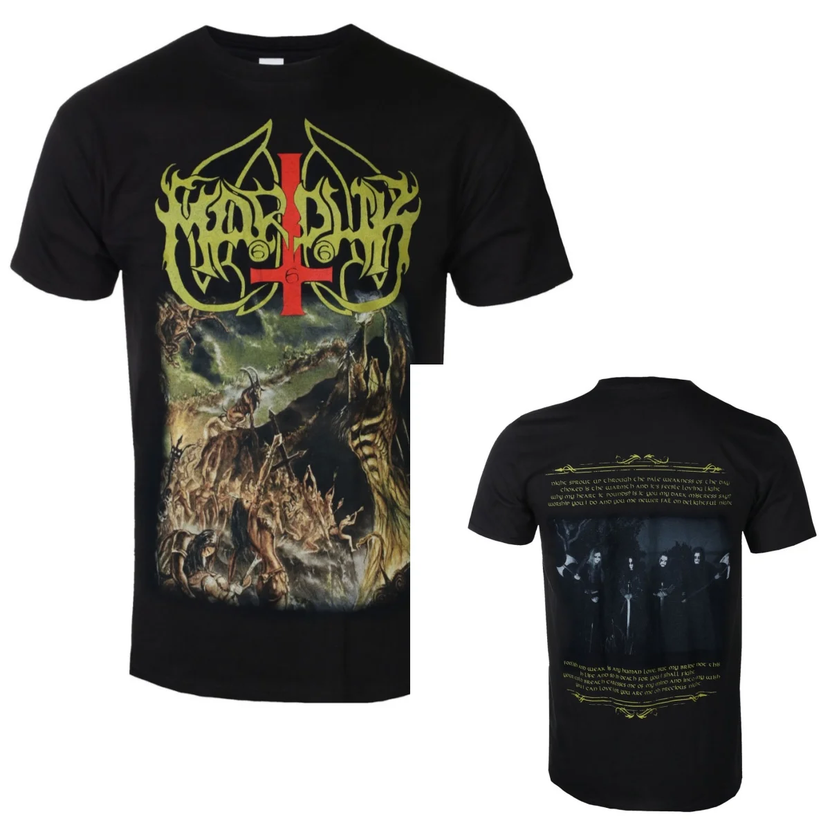 Retro Marduk Graphic Cotton T-shirt Unisex Summer Short Sleeve Fashion Brand Tee Luxury Casual Vintage Tees