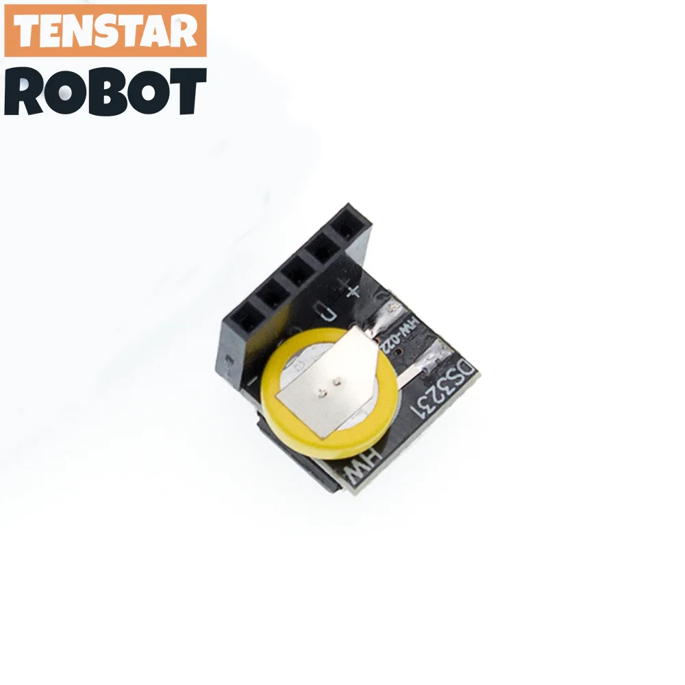 TENSTAR 5 pièces Mini DS3231 Module d'horloge en temps réel 3.3 V/5 V DS3231SN/DS3231M avec batterie pour Arduino pour Raspberry Pi