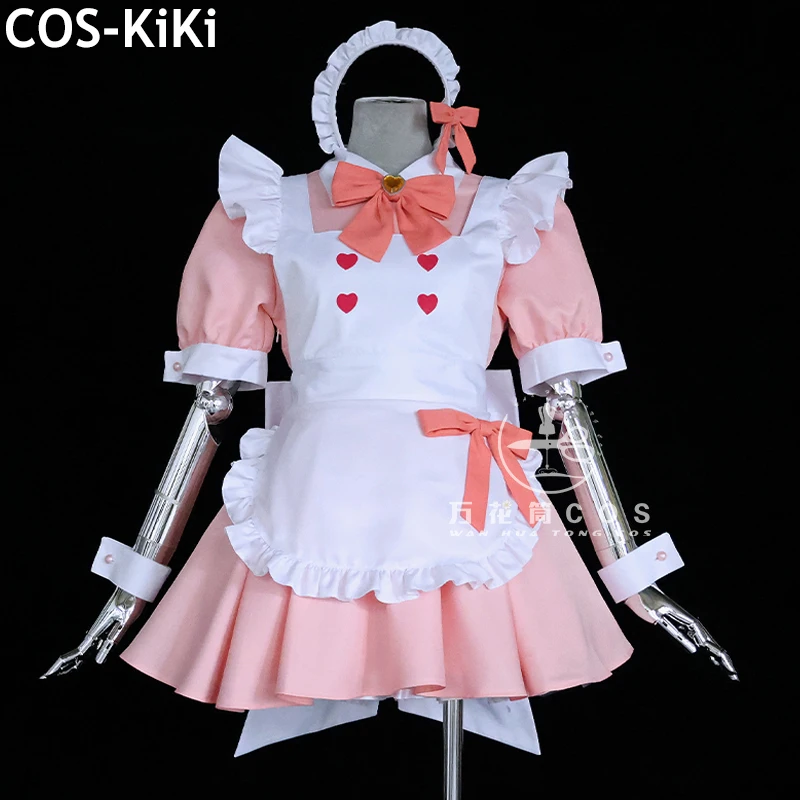 

COS-KiKi Blue Archive Shimoe Koharu Sweet Lovely Maid Dress Uniform Cosplay Costume Halloween Party Role Play Outfit Women